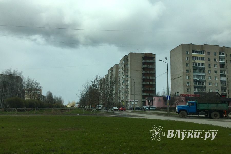 Фотофакт: в Великих Луках чистят обочины дорог 