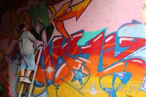 В Великих Луках прошел городской конкурс «Граффити — новый взгляд»