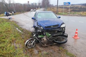 В Куньинском районе погиб мотоциклист (ФОТО)