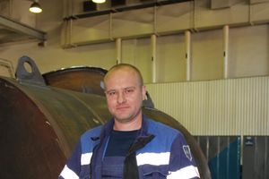 Д.С. Кондрашов, слесарь механо-сборочных работ сброчного цеха