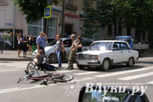 ДТП с участием велосипедиста (фото)