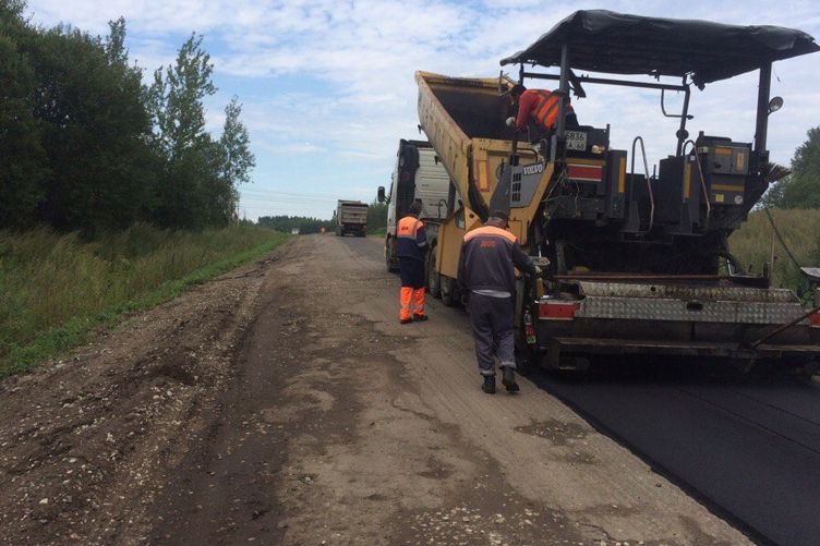 В Невельском районе идут работы по восстановлению автомобильной дороги (ФОТО)