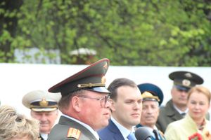 Торжественный митинг на мемориальном воинском захоронении