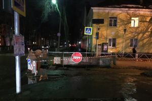 На ул. Тимирязева в Великих Луках ведутся ремонтные работы (ФОТО)