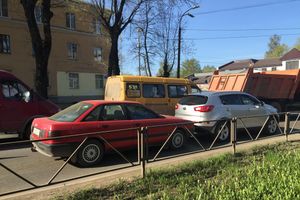 ДТП на проспекте Гагарина — пробка (ФОТО)