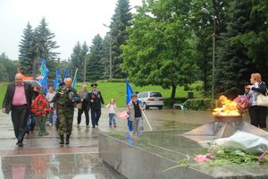 Участники Автопробега ВДВ «Россия - Казахстан - Беларусь «Дорогами воинской славы» посетили Великие Луки
