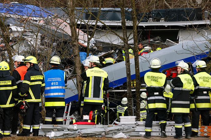 В Германии столкнулись два поезда (фото)