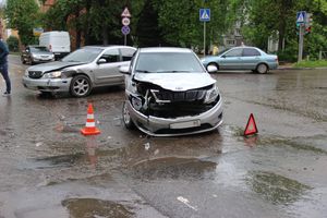 ДТП на проспекте Октябрьском (ФОТО)