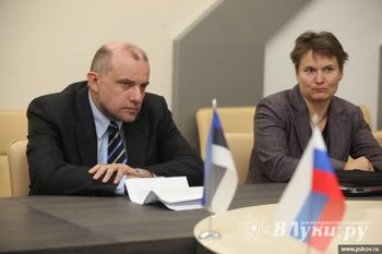 Максим Жаворонков провел встречу с послом Эстонии в России Юри Луйка (фото)