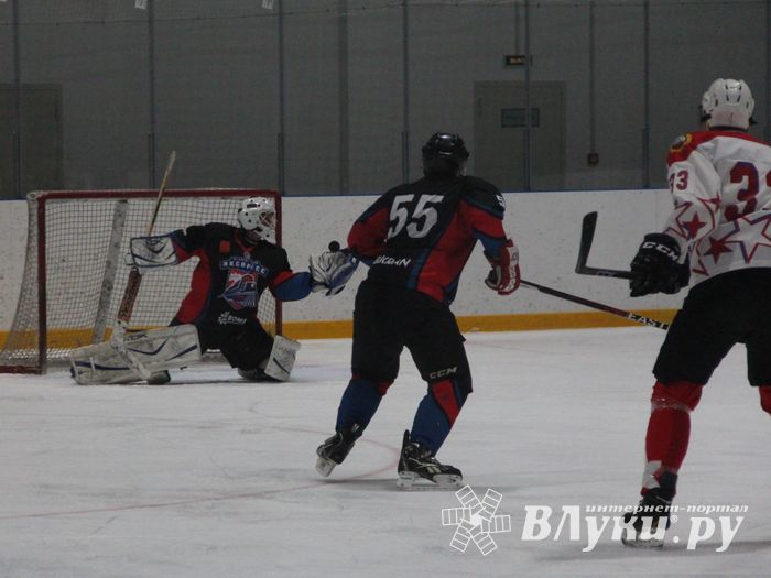 Матч НХЛ прошел в великолукском «Айсберге» (ФОТО)