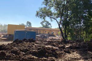 Будущий госпиталь «обзавелся» стенами (ФОТО)