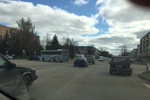 В Великих Луках произошло ДТП (фото)