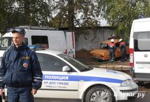 В Пскове прошла тренировка по реагированию пожарно-спасательных подразделений на ДТП (фото)