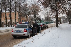 Два Опеля столкнулись на Дьяконова в Великих Луках (ФОТО)