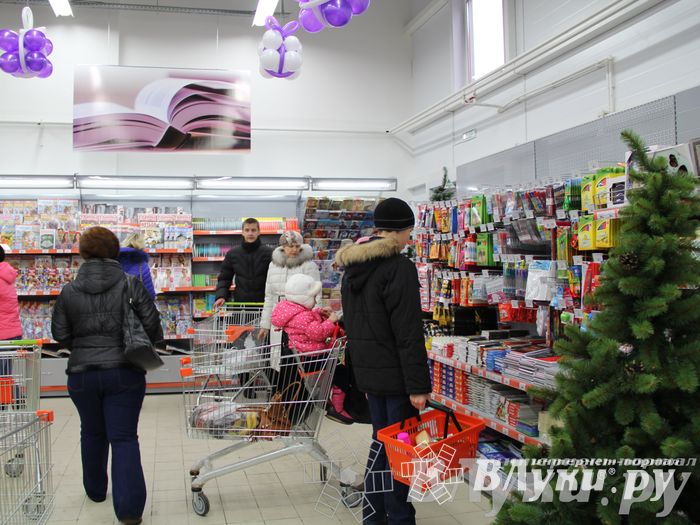 Открытие супермаркета «Тележка» в Великих Луках