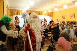 новый год в саду