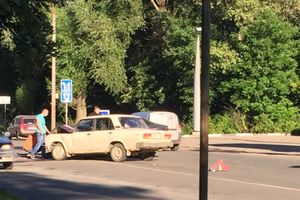 ДТП на Октябрьском в Великих Луках (ФОТО)