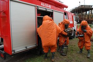 На Псковском хладокомбинате прошло тактико-специальное учение (ФОТО)
