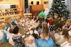 новый год в саду