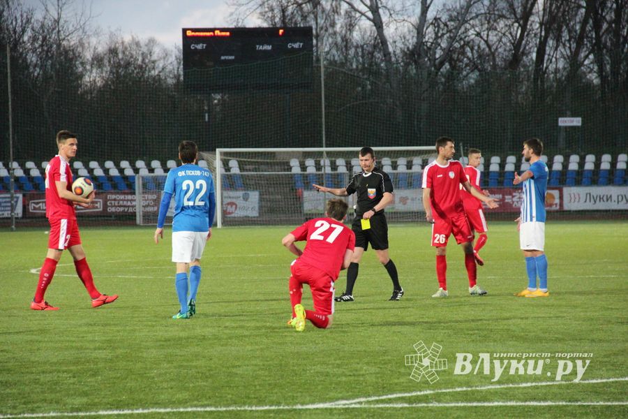 ФК «Луки-Энергия» сыграл вничью с командой «Псков-747» (ФОТО)