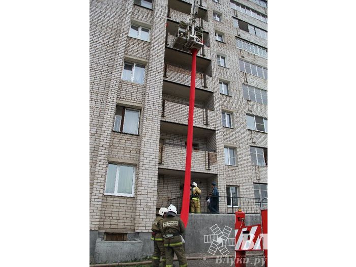 В Великих Луках прошли областные соревнования среди пожарных по спасению пострадавших