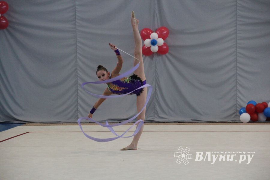 ​В Великих Луках прошли соревнования по художественной гимнастике (ФОТО)