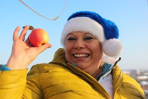 Великолукские пилоты присоединились к Рождественской фиесте «Яблоки на снегу» (ФОТО)