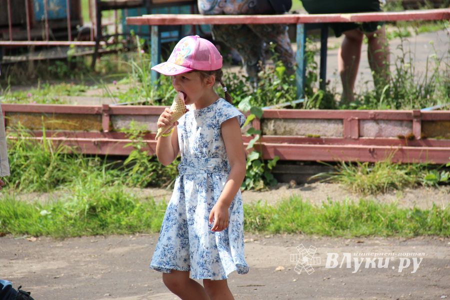 В городском парке Великих Лук прошёл День мороженого