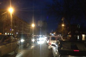 Великие Луки встали в пробку (фото)