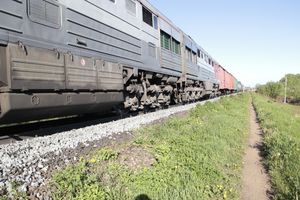 Фоторепортаж: ДТП на железнодорожном переезде в Великих Луках