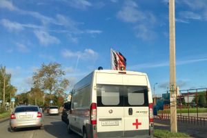 Пробка на ул. 3-й Ударной Армии в Великих Луках (ФОТО)