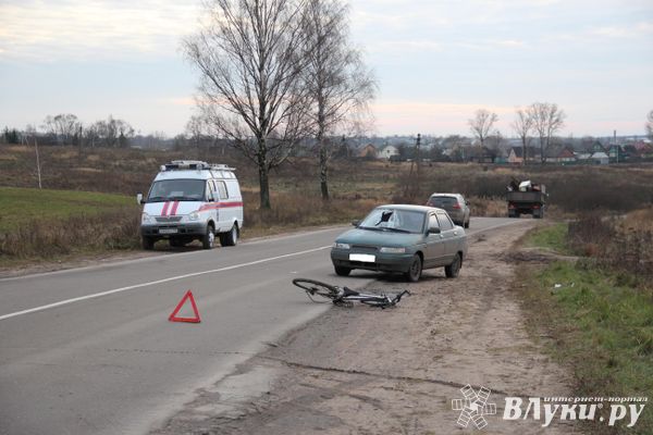 ДТП с участием велосипедиста произошло на выезде из города