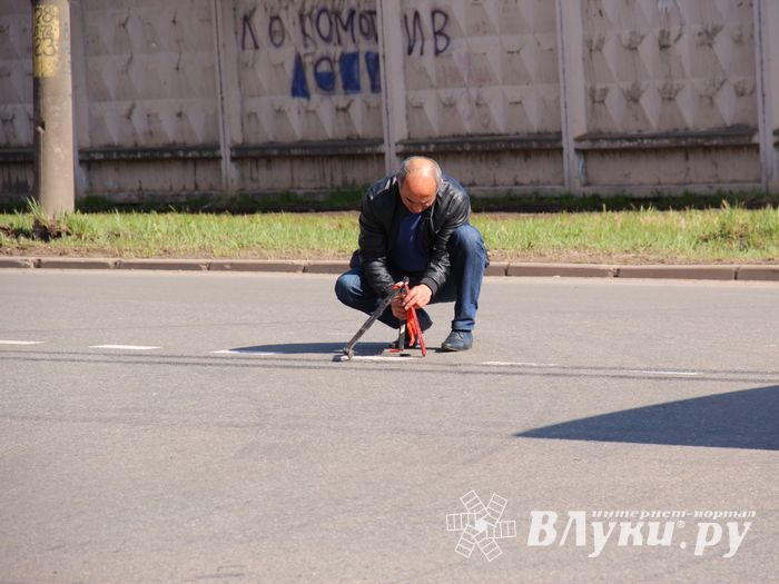 Фотофакт: ДТП на проспекте Гагарина в Великих Луках