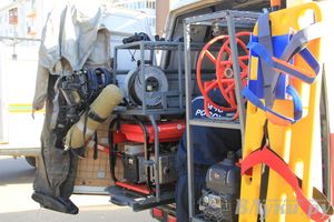 В центре Великих Лук спасатели продемонстрировали свою технику (ФОТО)