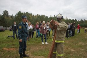 Пожарная эстафета в «Походе Первокурсника-2016» (ФОТО)