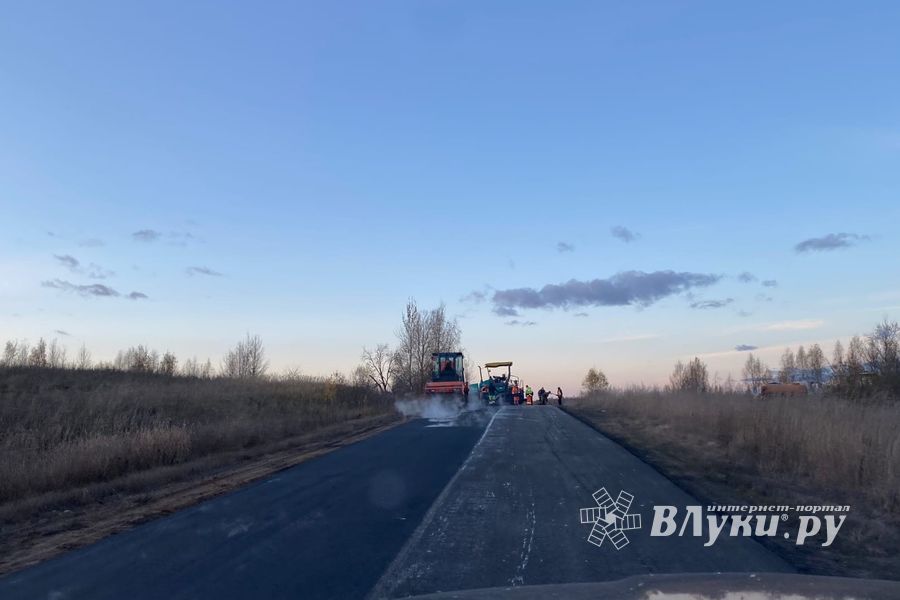 В Великолукском районе идёт ремонт дорог (ФОТО)