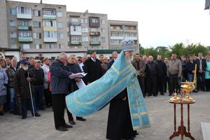 Новую часовню Покрова Богоматери освятили сегодня в заречном районе Великих Лук (ФОТО)