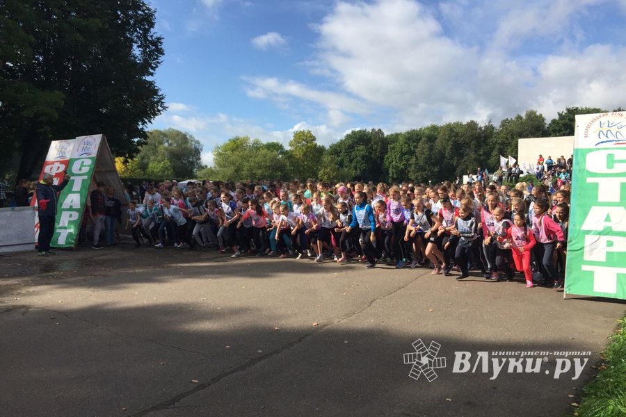 В Великих Луках стартовал Всероссийский день бега «Кросс нации-2017» (ФОТО)