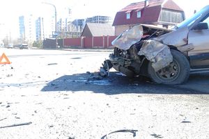 В Великих Луках произошло ДТП (фото)