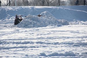 В Великих Луках реконструировали подвиг Александра Матросова (12+)(ФОТО)