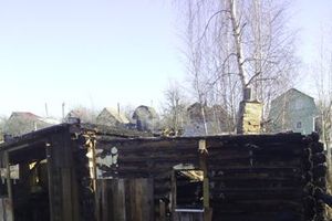 В Великолукском районе сгорела баня (фото)