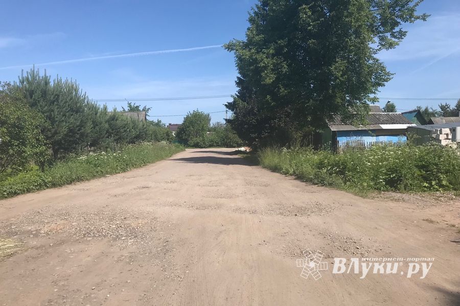 «Невидимый» асфальт на великолукской дороге (ФОТО)