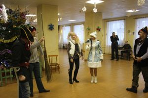 Для детей личного состава подразделений МЧС был организован новогодний утренник (фото)