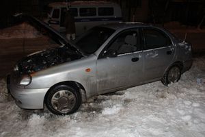 В Великих Луках горел Шевроле (ФОТО)