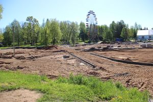 В парке культуры появляются новые аттракционы (ФОТО)