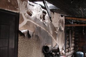 В Псковской области горел жилой дом (фото)