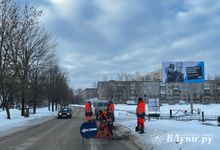 На улице Вокзальной затруднено движение транспорта