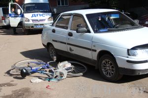 На улице Дьяконова в ДТП пострадал велосипедист