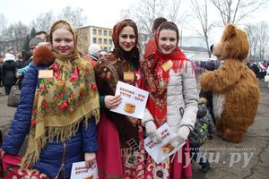 Гуляния широкой великолукской Масленицы