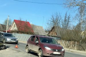 Из-за ДТП на Мурманской образовалась пробка (ФОТО)